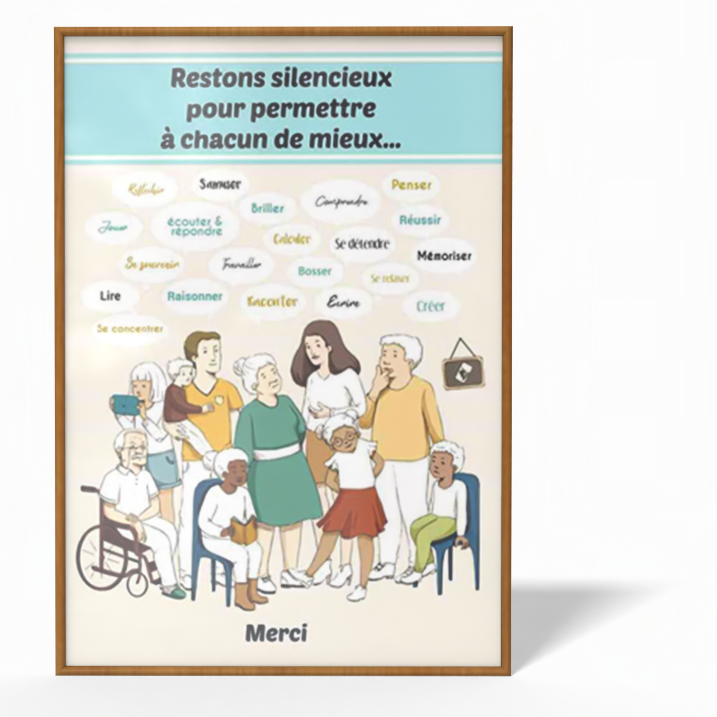 Affiche - Salle d'attente cabinet