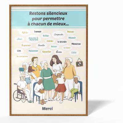 Affiche - Salle d'attente cabinet