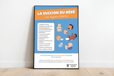 Affiche - La succion du bébé